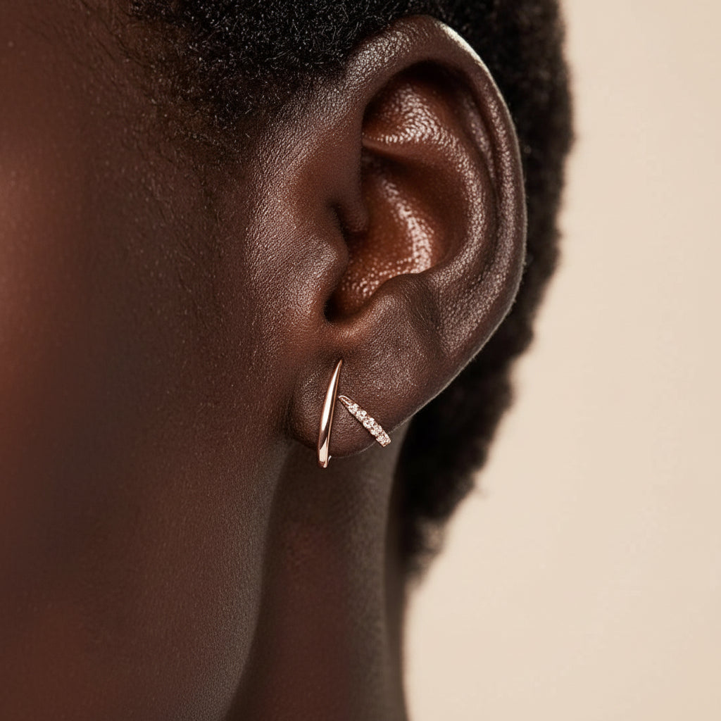 Earrings Mothers Day Gift Gold Geometric