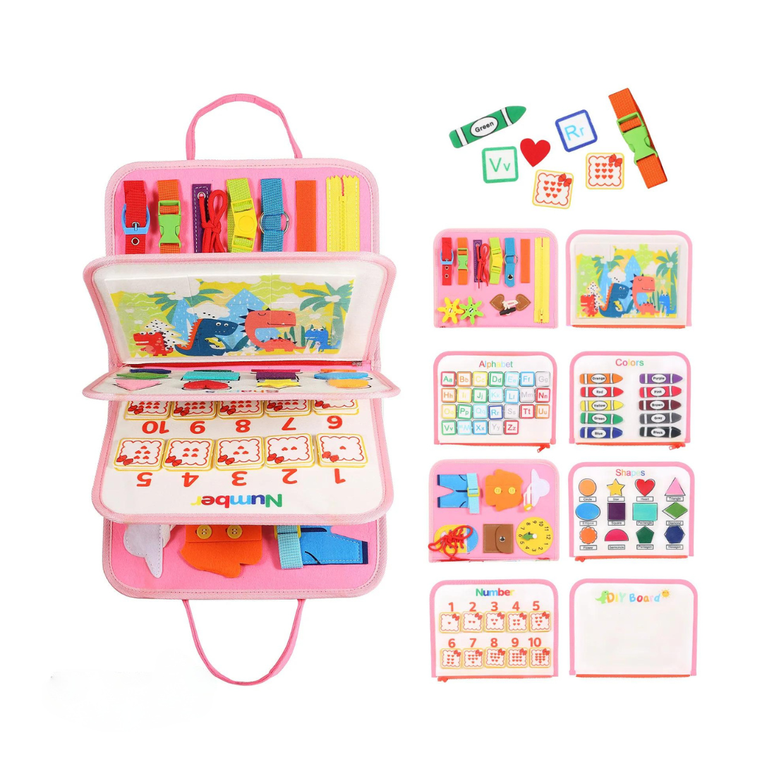 Educational Toys Montessori Busy Board