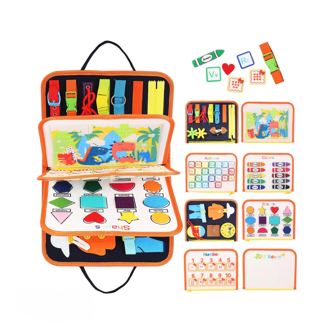 Educational Toys Montessori Busy Board