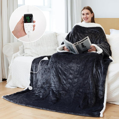 Winter Heated Blanket Wearable Electric