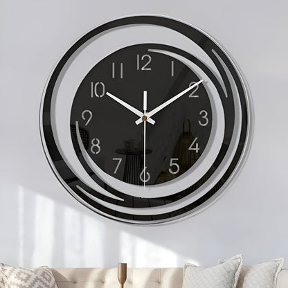 Sorana Wall Clock Modern Black Acrylic