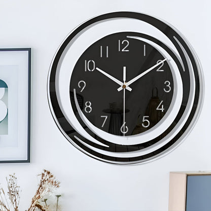 Sorana Wall Clock Modern Black Acrylic