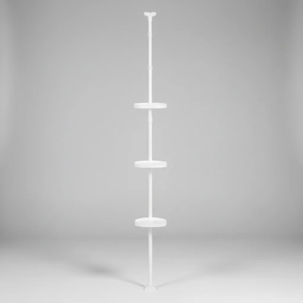 Shower Shelf Tension Pole Adjustable Corner