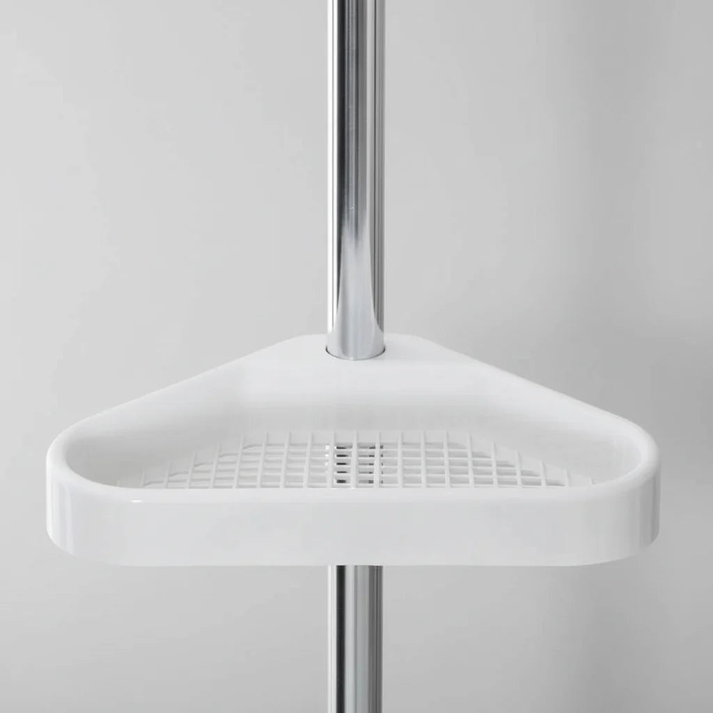 Shower Shelf Tension Pole Adjustable Corner