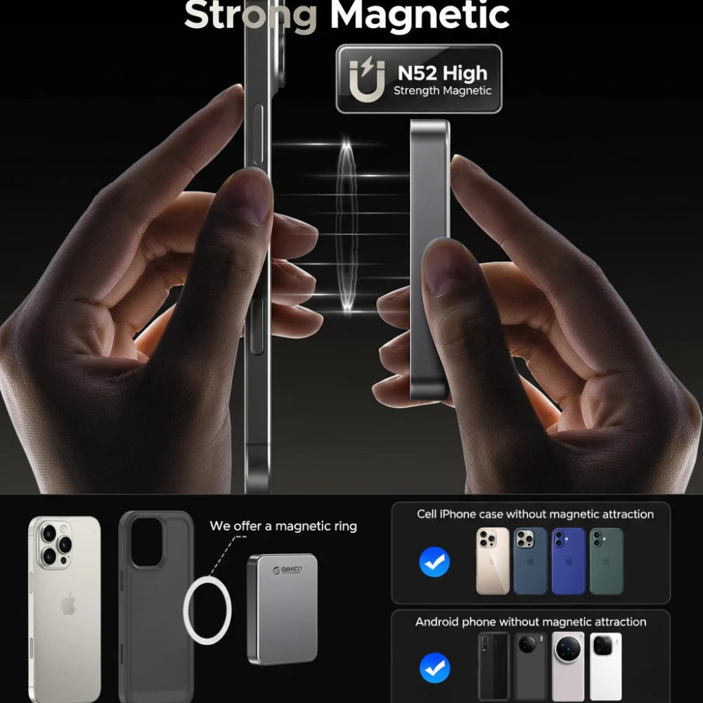 External Hard Drive Portable SSD Magnetic