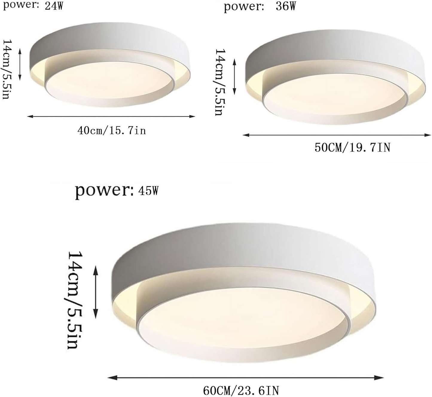 Nordic Round LED Ceiling Light Modern