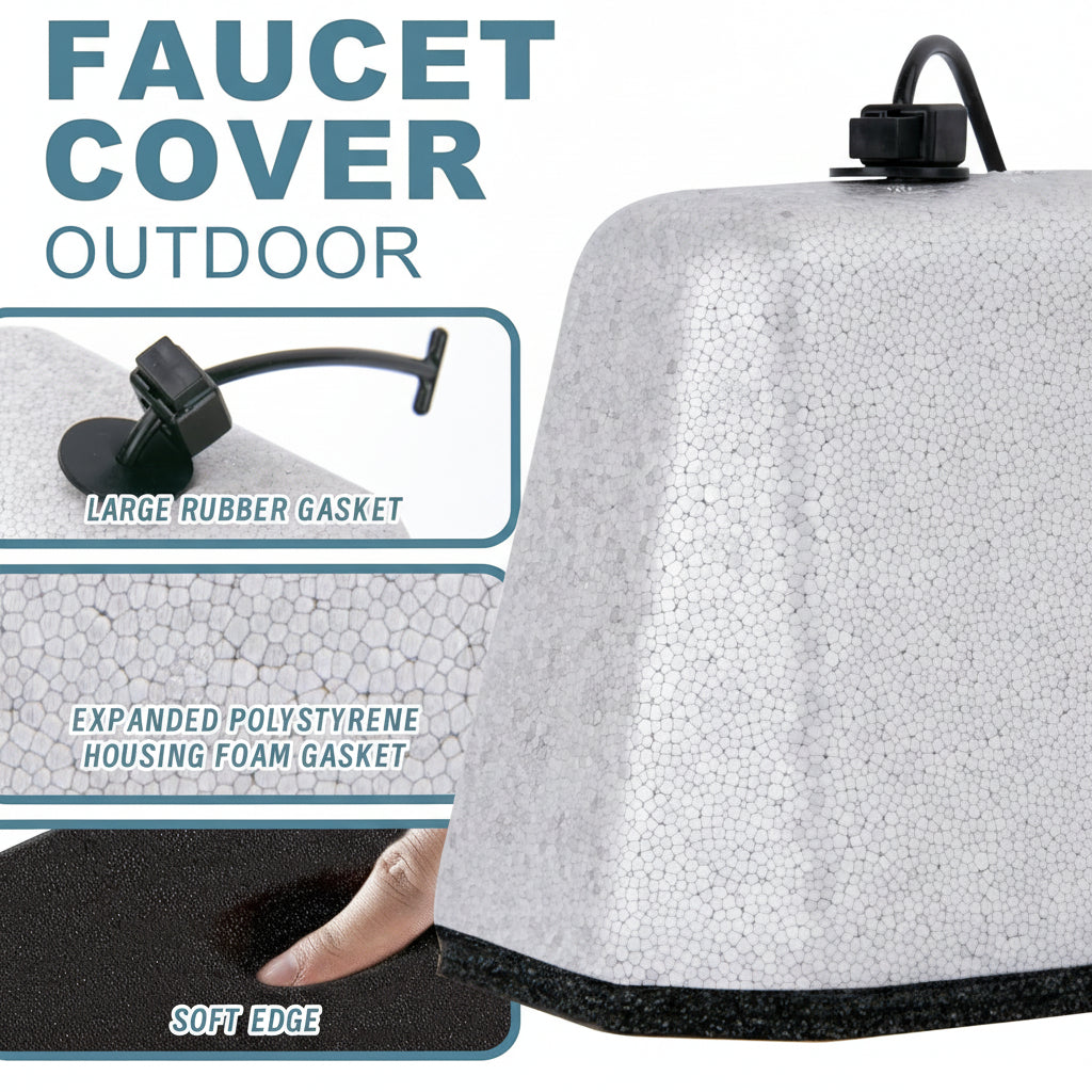 Outdoor Faucet Covers Insulated Foam Freeze