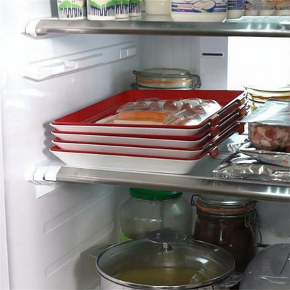 Food Storage Tray Reusable Elastic Seal