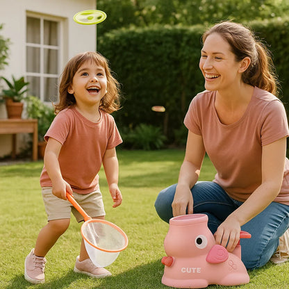 Kids Toy Frisbee Launcher Net Game Active