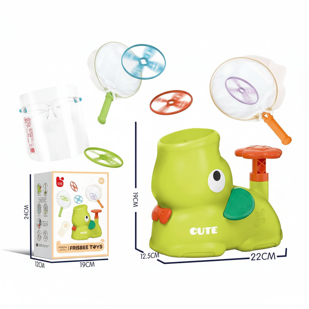 Kids Toy Frisbee Launcher Net Game Active