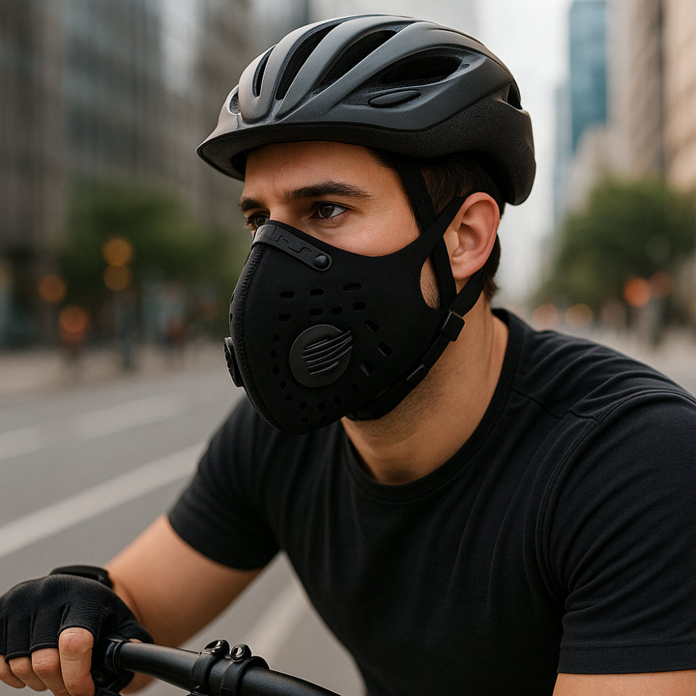 Face Mask Reusable Ventilation Filter Active