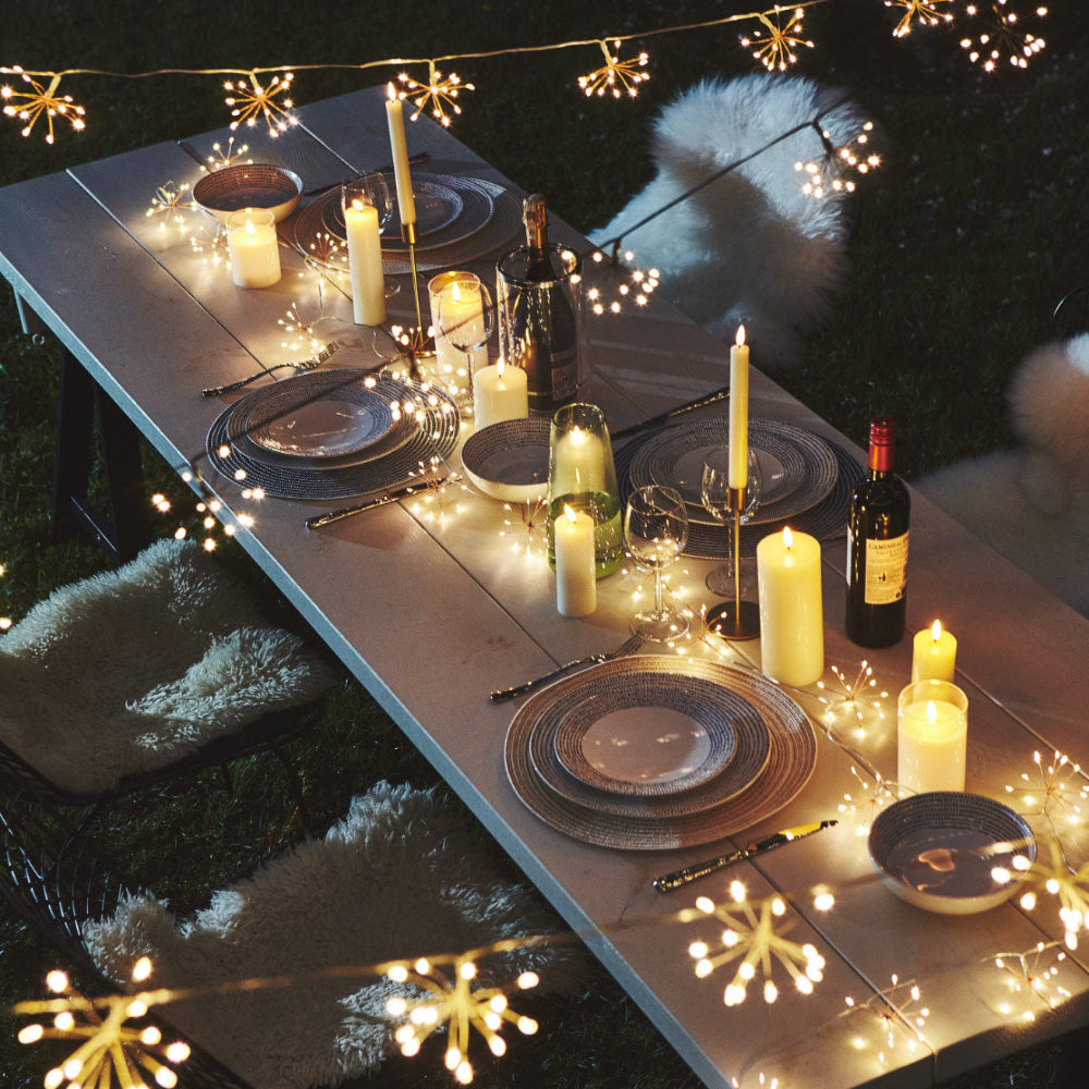 String Lights Starburst Copper Wire LED