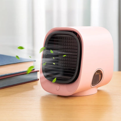 Fan Air Cooler Humidifier Desk Mini USB