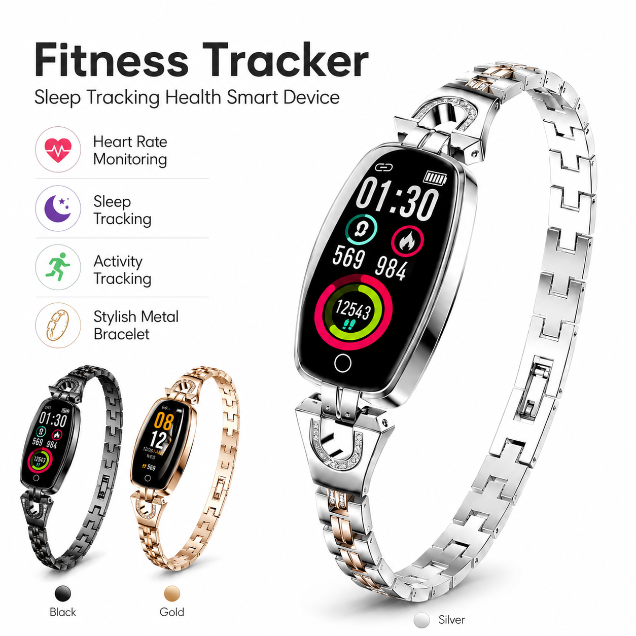 Fitness Tracker Sleep Tracking Health Smart