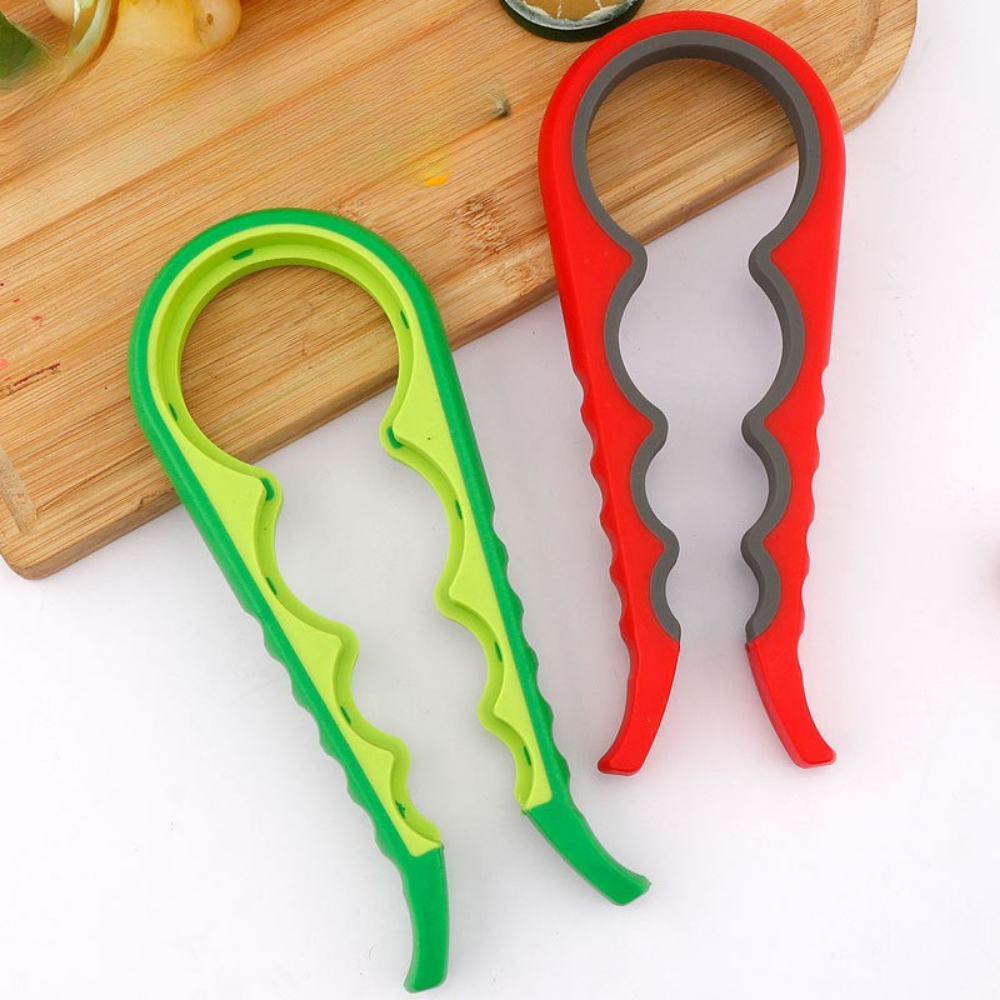 Jar Opener Multi Function Rubber Grip Lid