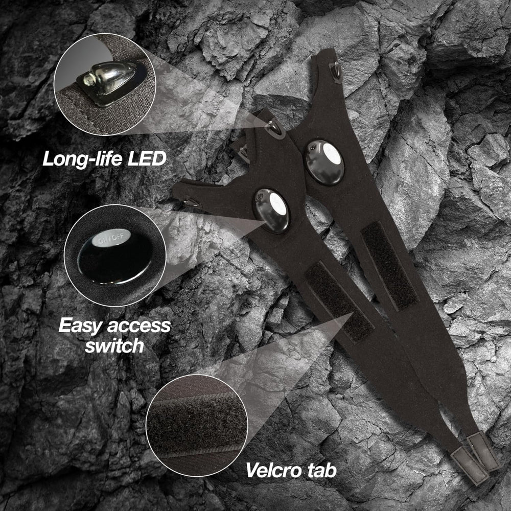 Flashlight Gloves LED Finger Light Work