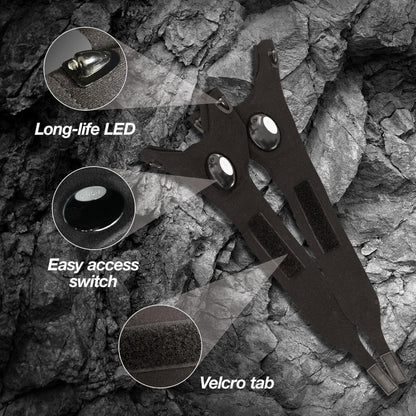 Flashlight Gloves LED Finger Light Work
