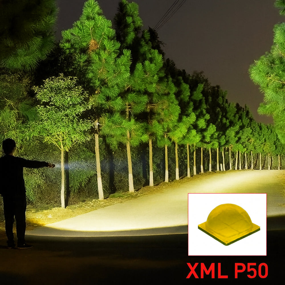 Flashlight LED Rechargeable Outdoor Handheld
