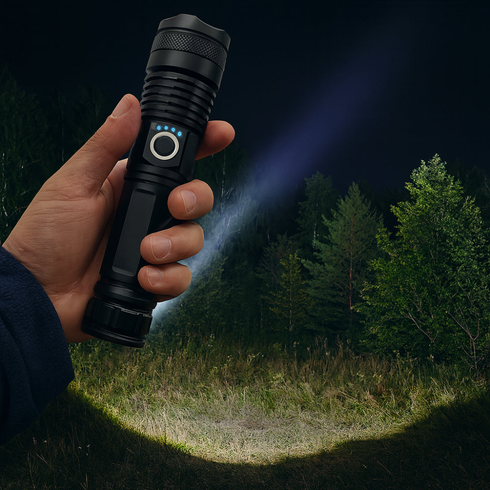 Flashlight LED Rechargeable Outdoor Handheld