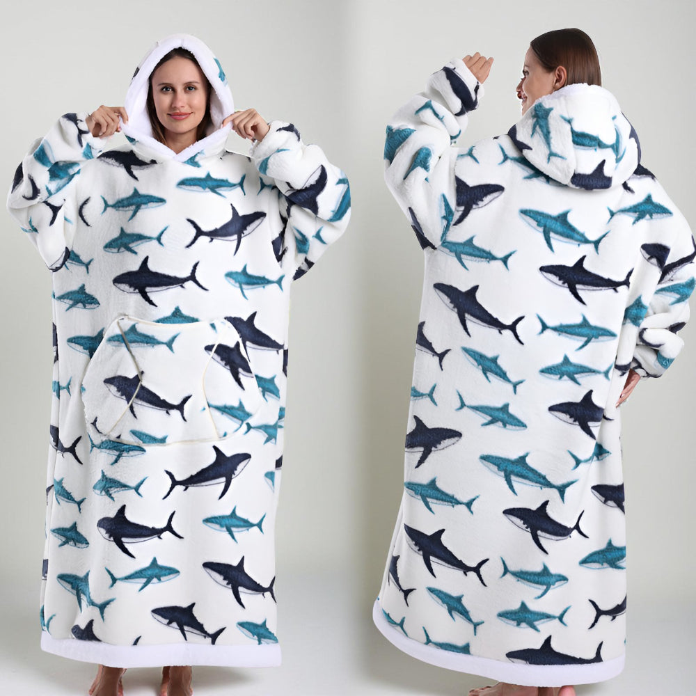 Blanket Hoodie Oversized Wearable Hooded