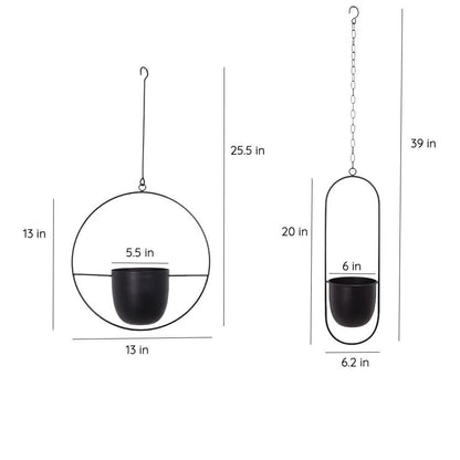 Floraframe Hanging Planter Modern Minimalist