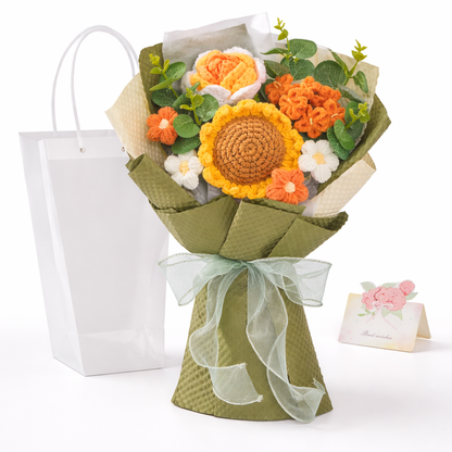 Flower Bouquet Mothers Day Gift Crochet