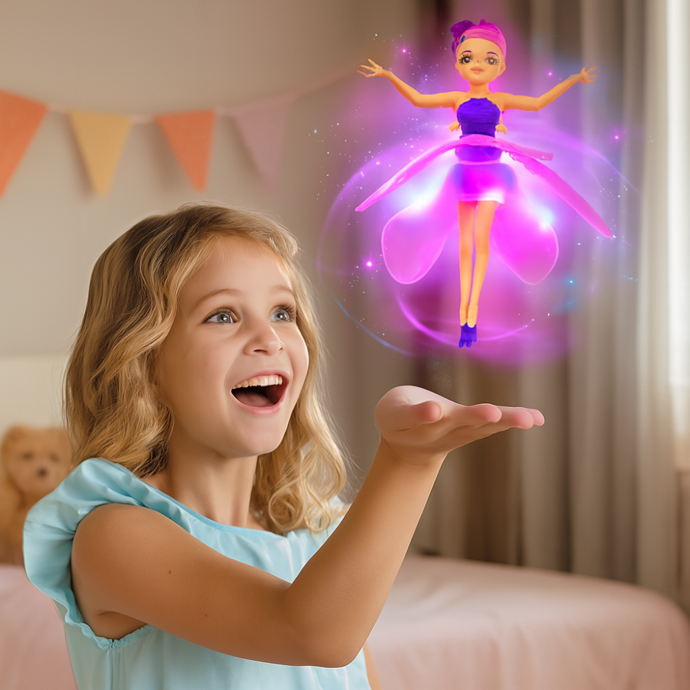 Flying Fairy Princess Toy LED Lights Hand
