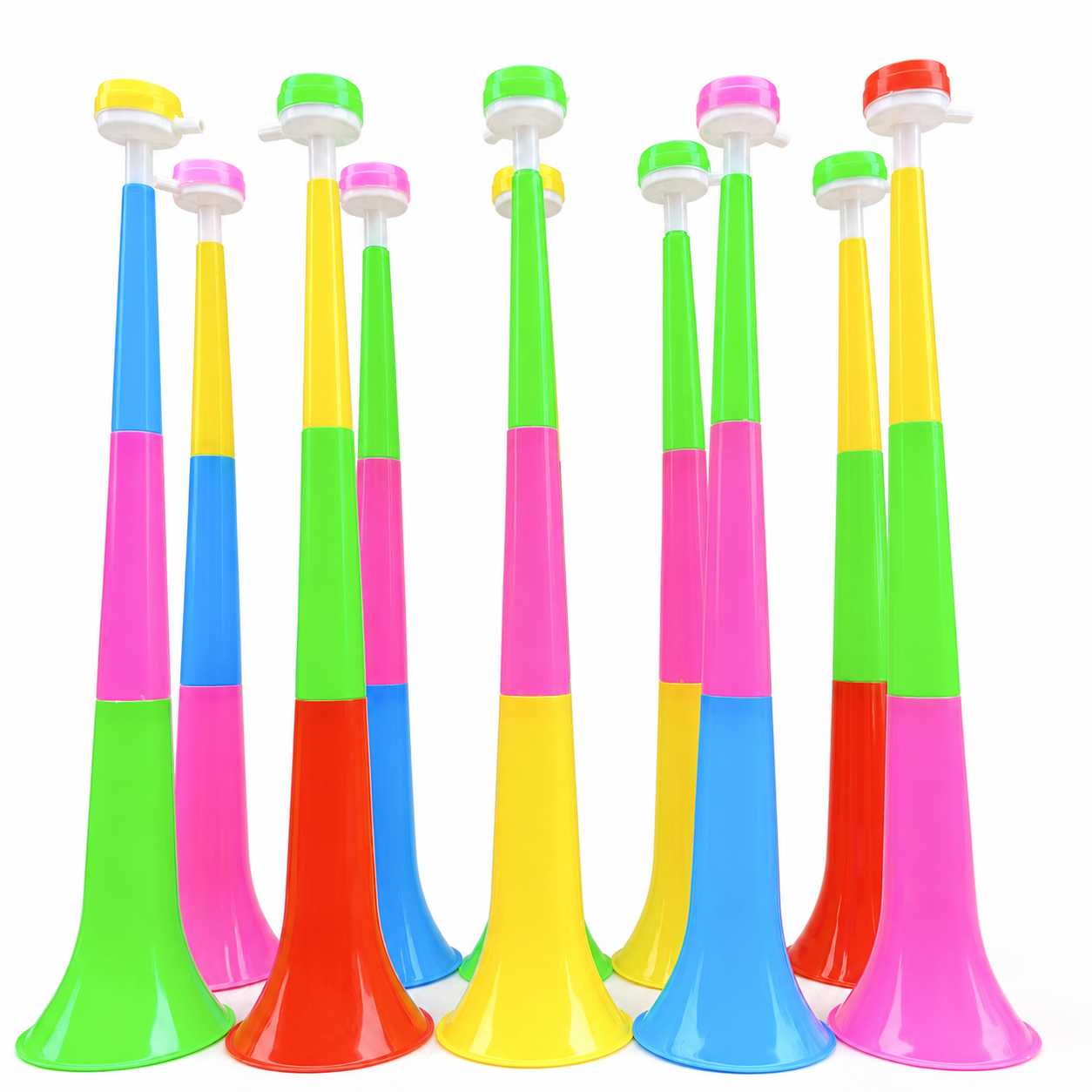Foldable Vuvuzela Horn Set Stadium Cheering