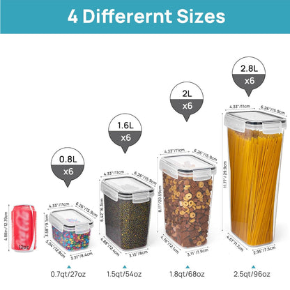 Food Storage Containers Airtight Stackable