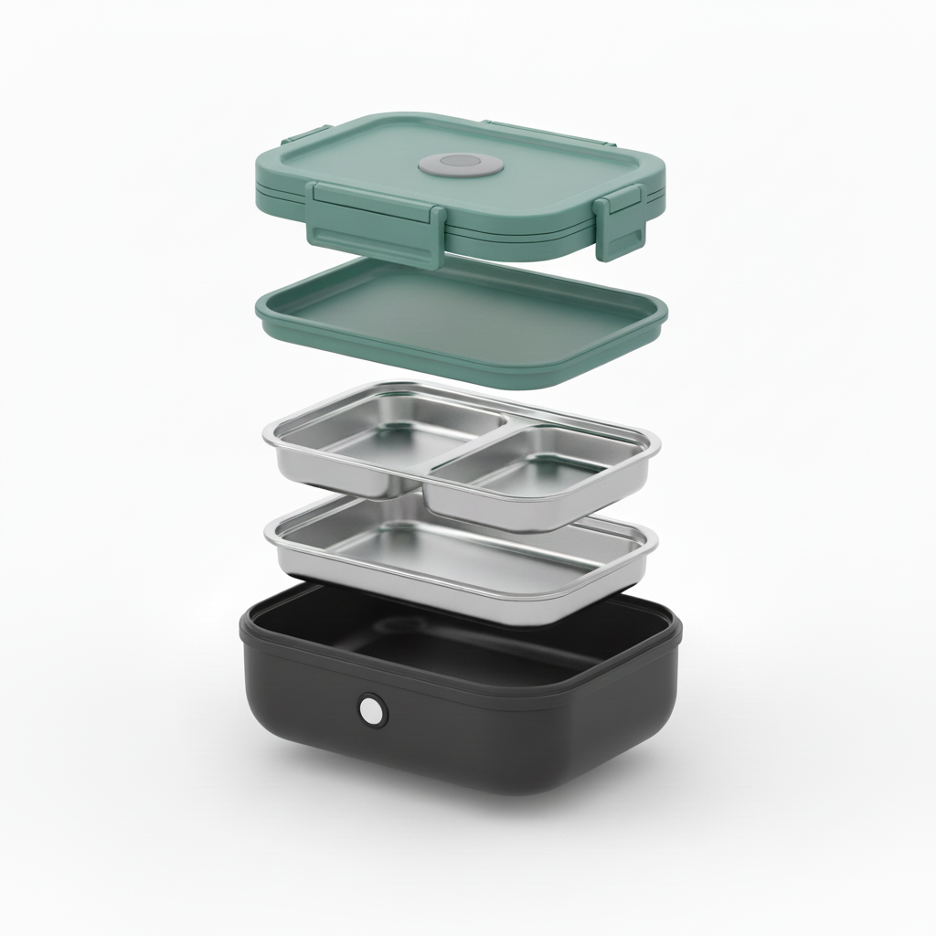Electric Lunch Box Portable Heated Food