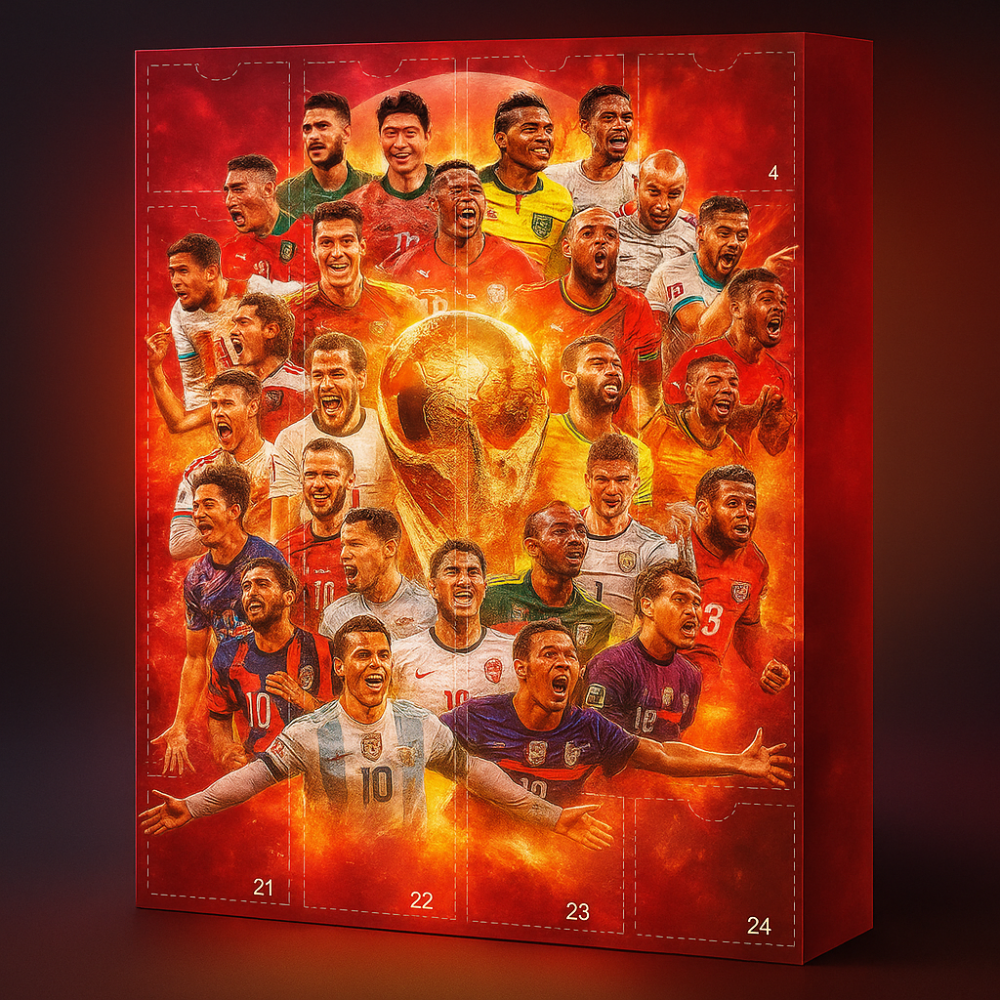 Toy Football Advent Calendar Figure