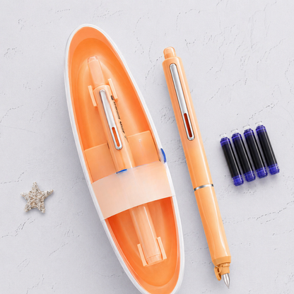 Fountain Pen Retractable Stainless Steel
