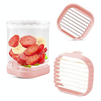 Fruit Slicer 8 Blades Easy Use Strawberry