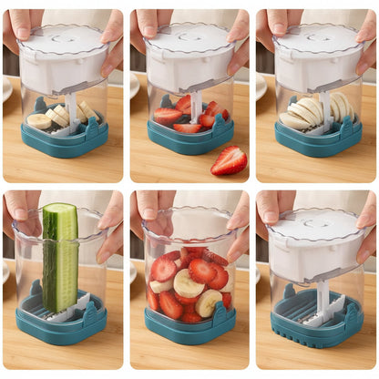 Fruit Slicer 8 Blades Easy Use Strawberry
