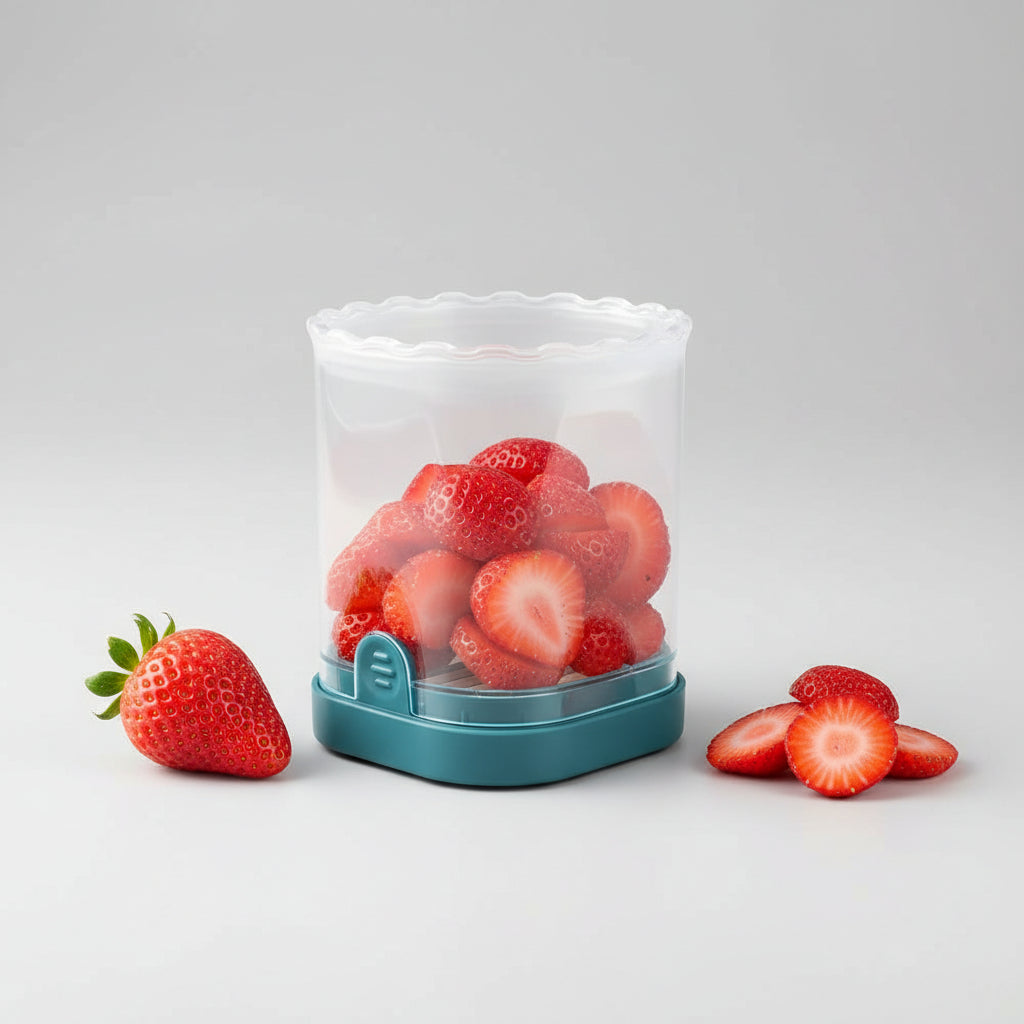 Fruit Slicer 8 Blades Easy Use Strawberry