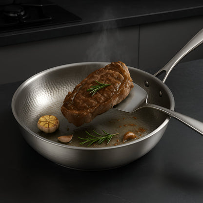 Frying Pan Titanium Cooking Skillet High