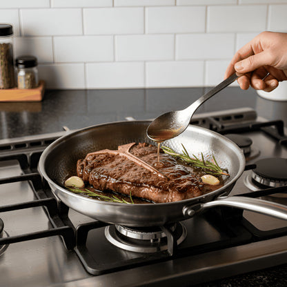 Frying Pan Titanium Cooking Skillet High