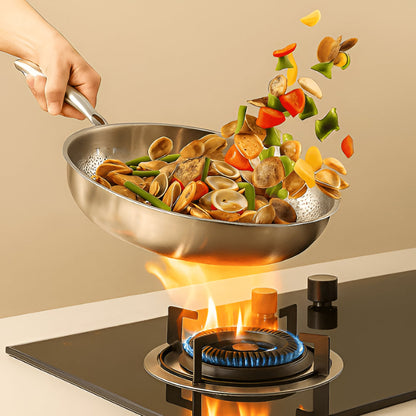 Frying Pan Titanium Cooking Skillet High