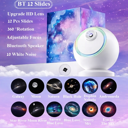 Star Projector Bluetooth Galaxy Night Light