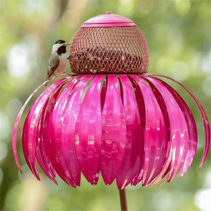 Bird Feeder Metal Garden Sunflower Hanging