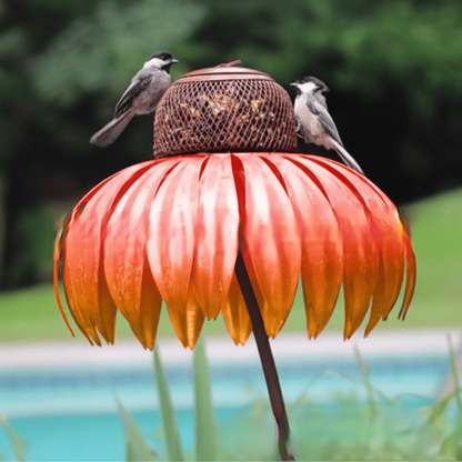 Bird Feeder Metal Garden Sunflower Hanging