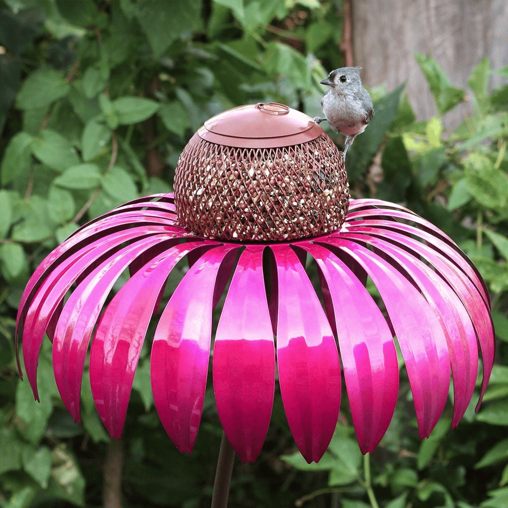 Bird Feeder Metal Garden Sunflower Hanging