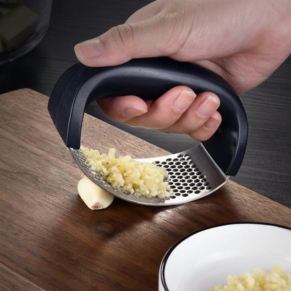 Garlic Press Stainless Steel Handheld