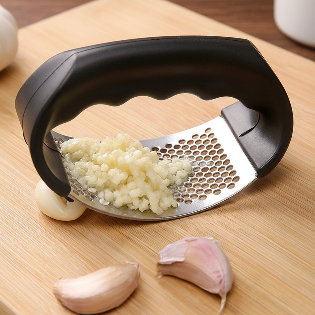 Garlic Press Stainless Steel Handheld