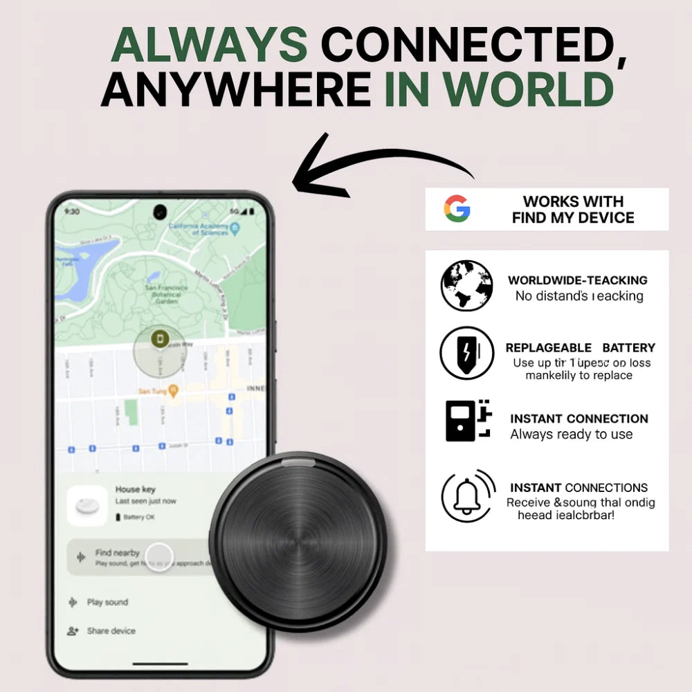 Bluetooth Smart Tracker Locator Keys Pets