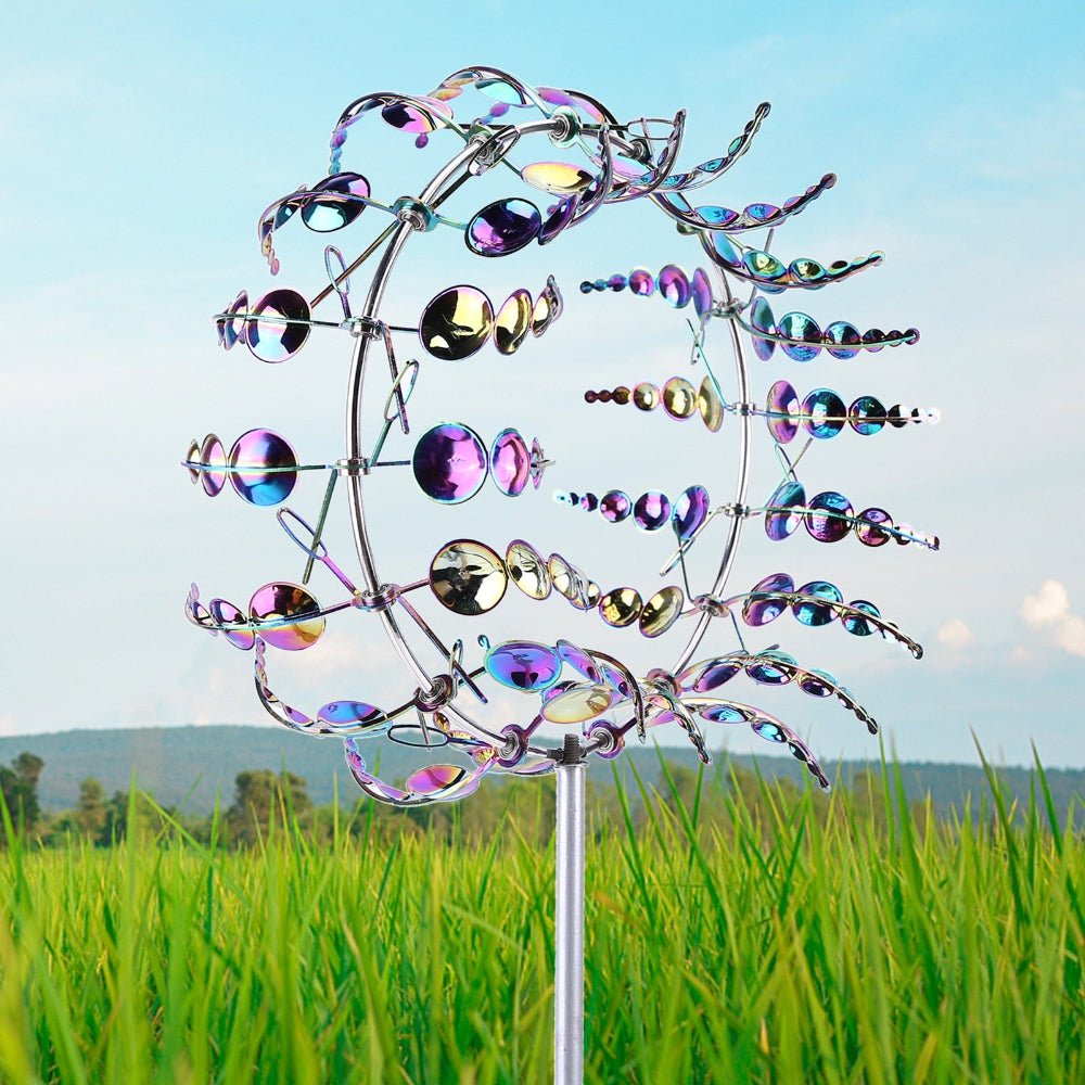 Garden Decor Metal Wind Spinner Outdoor Lawn