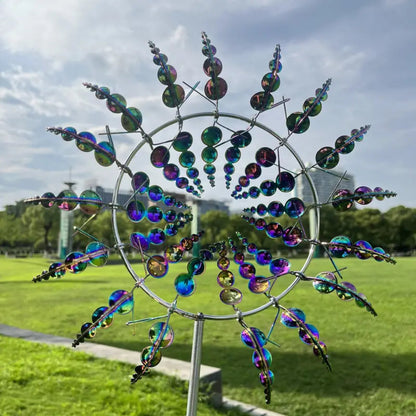 Garden Decor Metal Wind Spinner Outdoor Lawn