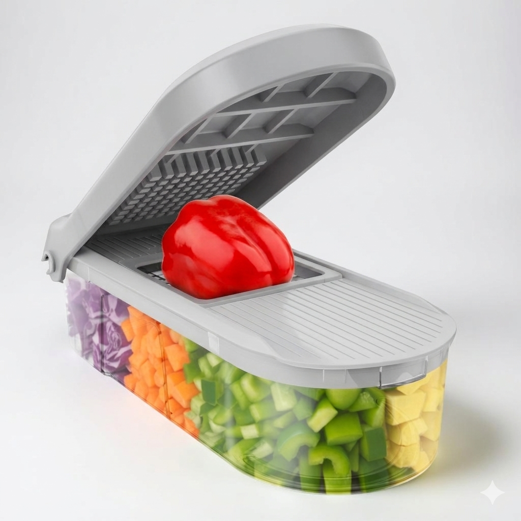 Vegetable Chopper Manual Food Prep Cutter