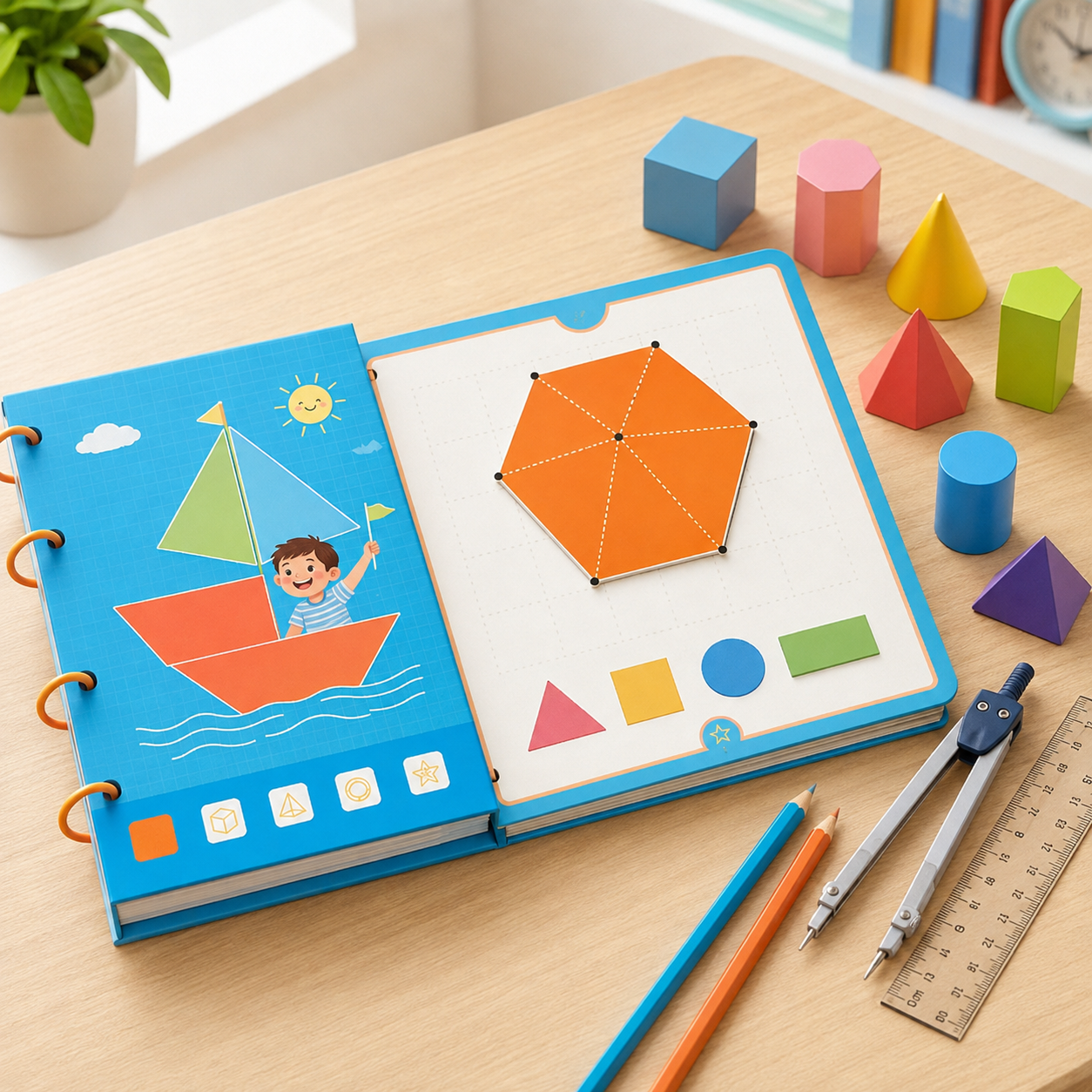 Geometry Learning Educational Book