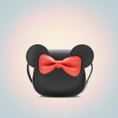 Girls Purse Cute Mouse Crossbody Bag Bow